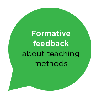 ♣ Formative feedback about teaching methods